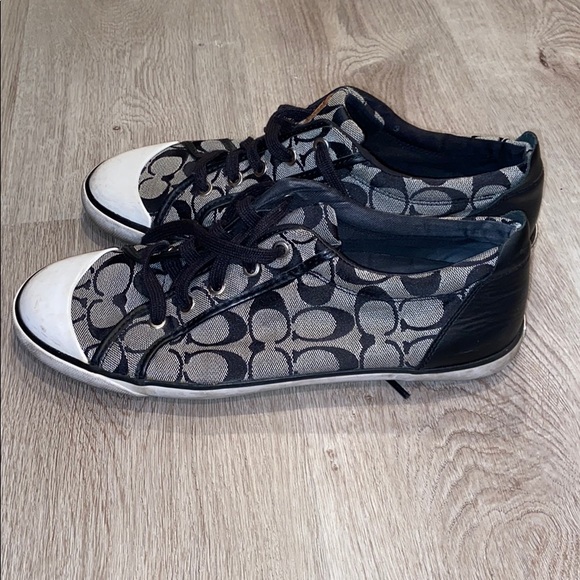 Coach Shoes - Coach Barrett Black Sneakers